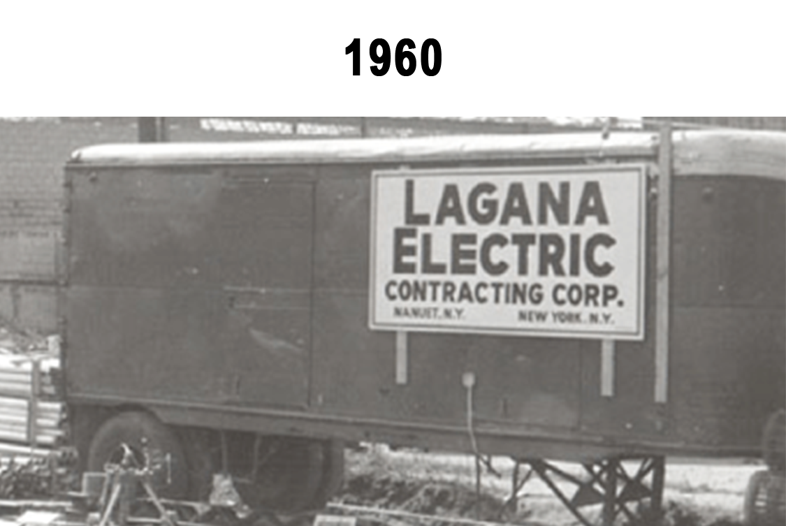 A picture showcasing Lagana Electric Contracting Corporation established in 1960.